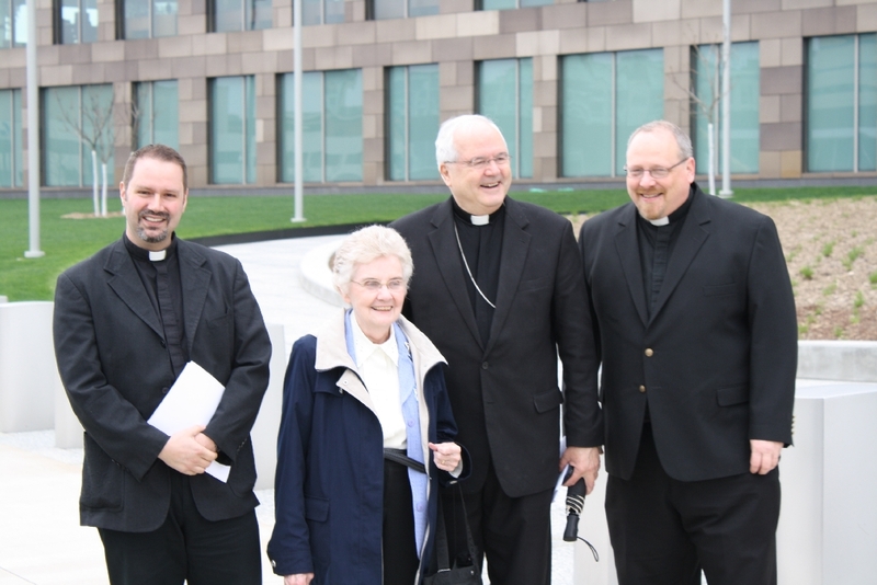 Father Christopher Podhajsky, Sister Mary McCauley, Archbishop Jerome Hanus, Father Paul Oderkirk.JPG