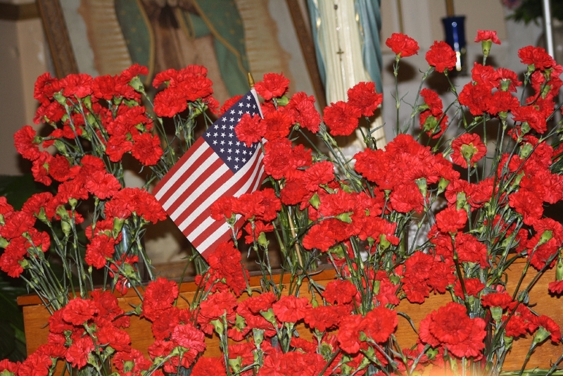 Flowers to represent the 389 detained workers.JPG