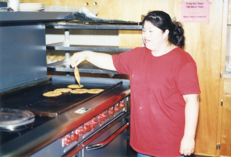 Preparing Mexican food at St_ Paul's Lutheran Church 1999.jpg