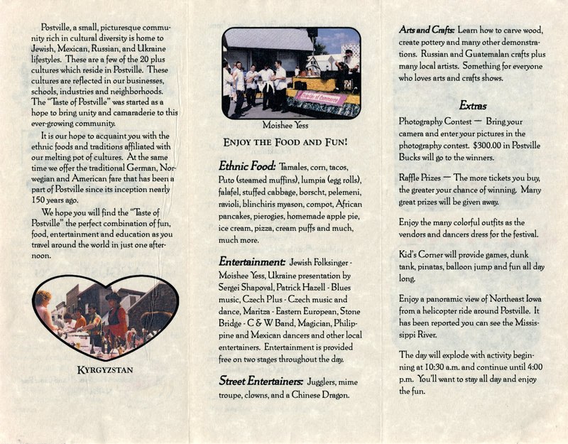 Taste of Postville program 2001-08-26 page 2.jpg