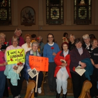 Group of supporters at the Interfaith Prayer Service, Immaculate Conception Catholic Church.JPG