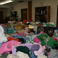 Donated clothing to St. Bridget&#039;s Catholic Church